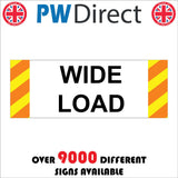 VE473 Wide Load Chevrons