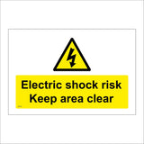 WT410 Electric Shock Risk Keep Area Clear