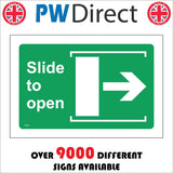 FS402 Slide To Open Right Arrow
