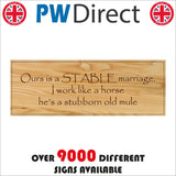 IN224 Ours Stable Marriage Work Like Horse Stubborn Mule