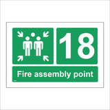 FS565 Fire Assembly Point 18