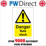 WT487 Danger Bale Stack