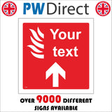 FI367 Your Text Ahead Arrow North Up Forward Made To Order