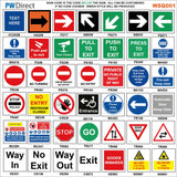 PR578 Stop Safety Goggles Required Beyond This Point