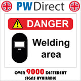 PR556 Danger Welding Arc