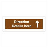 CM436 Direction Details Herer Up Ahead Arrow