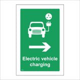 TR820 Electric Vehicle Charging Right Arrow