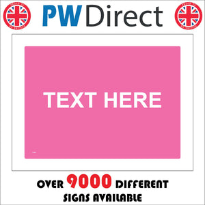 CC002F Text Here Pink Choice Design Create Decorate Custom