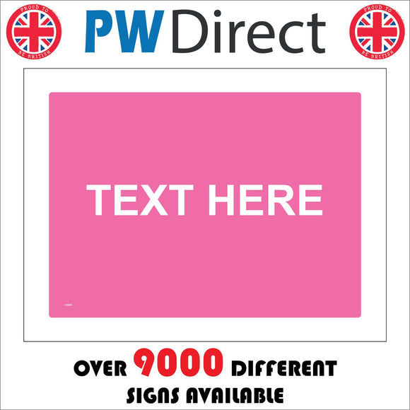CC002F Text Here Pink Choice Design Create Decorate Custom