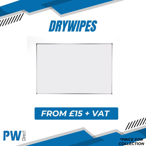 Classic Aluminum Frame Non Magnetic Whiteboard Adboards Drywipes **Collection Only**