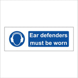 MA910 Ear Defenders Must Be Worn