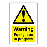 WT495 Warning Fumigation In Progress