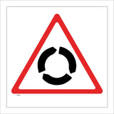 CS140 Roundabout Sign with Triangle Arrows