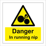 WT440 Danger In Running Nip