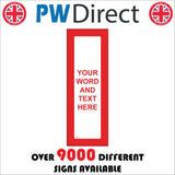 CC351H Your Choice Words Text Red Frame Design Create Exclusive