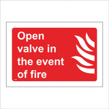 FI460 Open Valve In The Event Of Fire