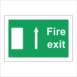 FS374 Fire Exit Up Arrow