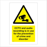 CT123 CCTV Audio Recording In Use Prevention Crime Disorder