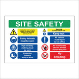 MU388 Site Safety Board Construction Work In Progress