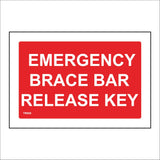 TR889 Emergency Brace Bar Release Key