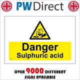HA318 Danger Sulphuric Acid