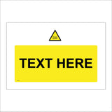 CC011J Text Words Choice Logo Symbol Image Yellow Triangle