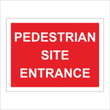 CS271 Pedestrian Site Entrance Sign