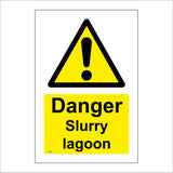 WT490 Danger Slurry Lagoon