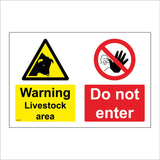MU401 Warning Livestock Area Do Not Enter