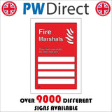 FI332 Your Fire Marshals Site Information Warden Details