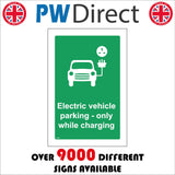 TR821 Electric Vehicle Parking Only While Charging
