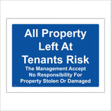 WT457 Property Left At Tenants Risk Management Not Responsible