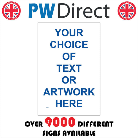 CC103B Your Choice Text Artwork Design Create Image Custom Blue