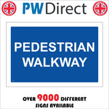CS166 Pedestrian Walkway Sign