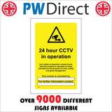 CT128 24 Hour CCTV In Operation Crime Safety Good Management