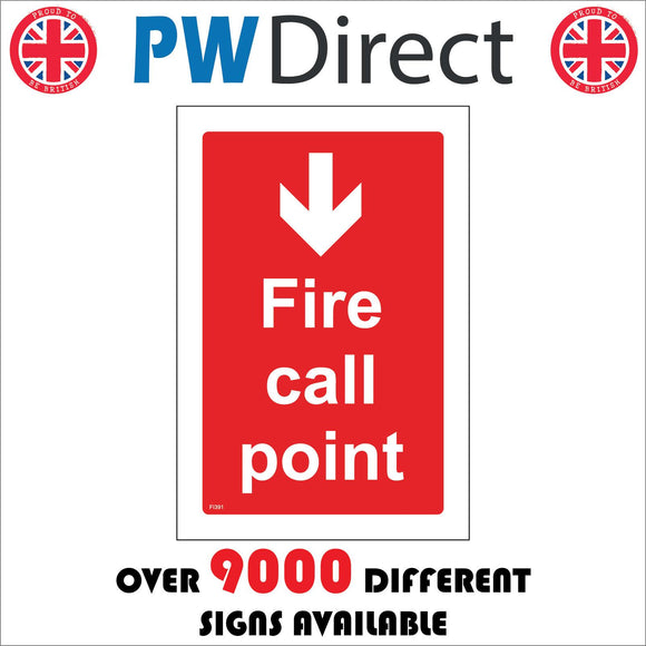 Fire Call Point Down Arrow – PWDirect
