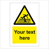 WT420 Fragile Roof Your Text Here Made To Order Custom Personalise