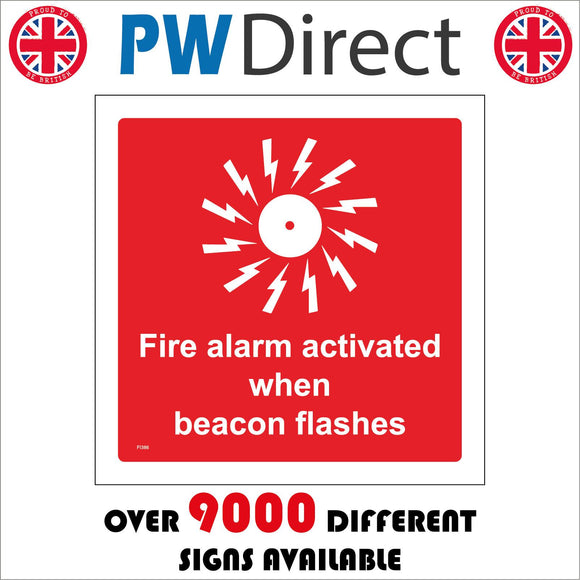 FI386 Fire Alarm Activated When Beacon Flashes