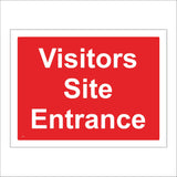 CS243 Visitors Site Entrance Sign