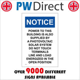 WT430 Notice Power Building Supplied Photovoltaic Solar System