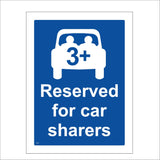 TR808 Reserved For Car Sharers 3 Plus
