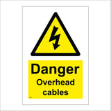 WT374 Danger Overhead Cables