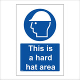 MA924 This Is A Hard Hat Area