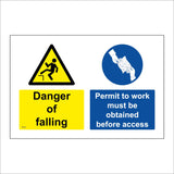 MU385 Danger Of Falling Permit To Work Obtained Before Access