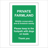 TR962 Private Farmland Wildlife Conservation Area Livestock