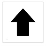 WM068A Forward North Nature Trail Arrow White Countryside Guide