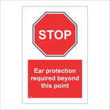 PR562 Stop Ear Protection Required Beyond This Point