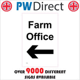 WT476 Farm Office Left Arrrow