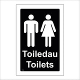 TS039 Toiledau Toilets White On Black