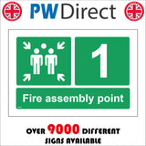 FS519 Fire Assembly Point 1